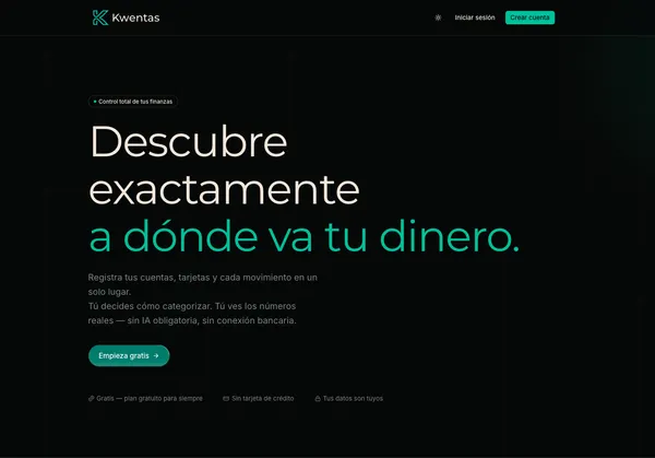 Kwentas — personal finance app shipped in 15 days